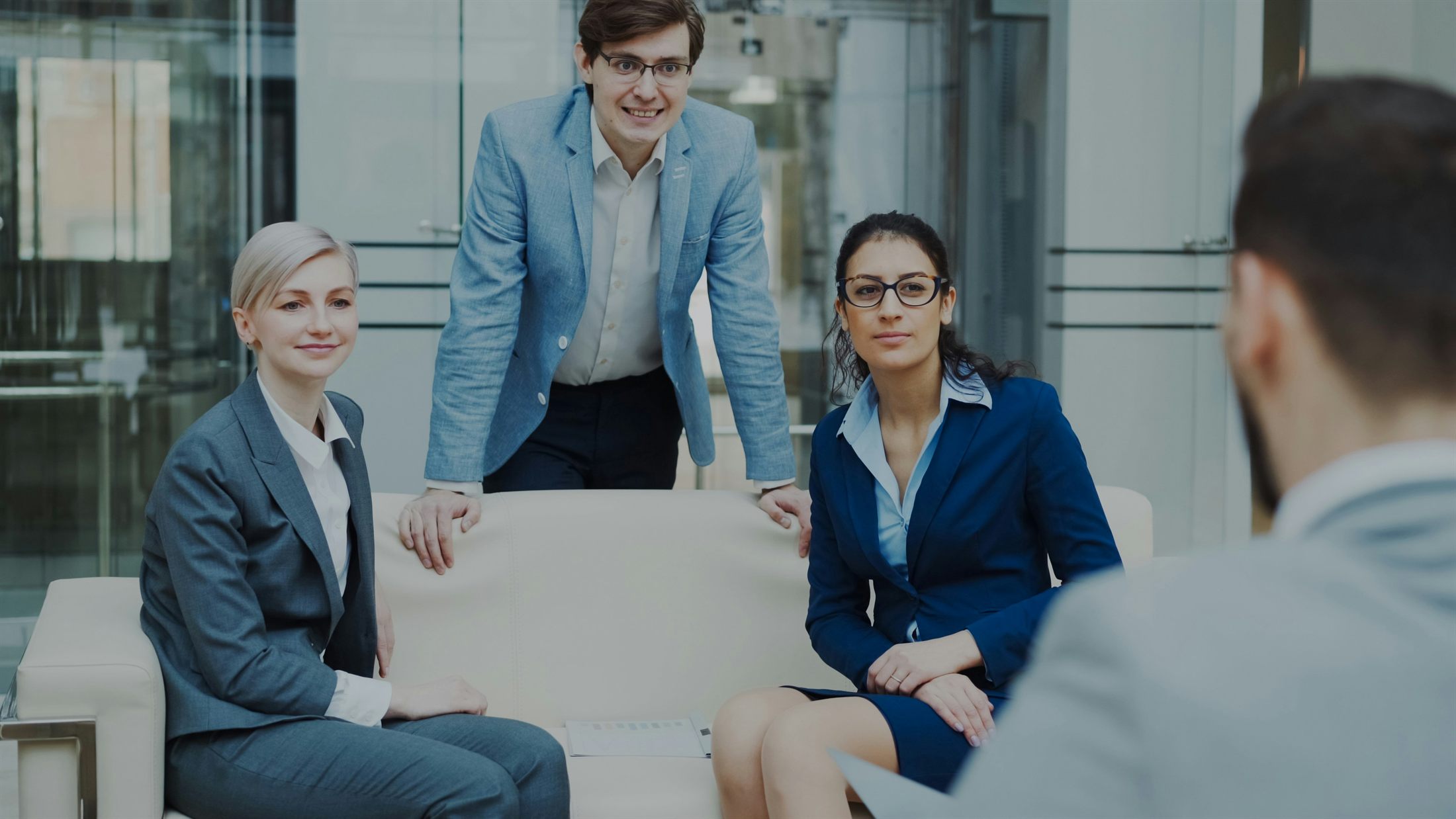 Corporate team discussion – WISEFOXX commercial leasing Pune, Maharashtra